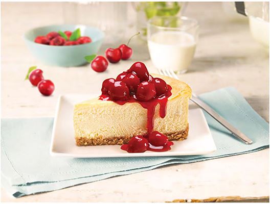 طرز تهیه چیز‌ کیک آلبالو بدون فر 