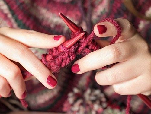 سرگرمی بافتنی زمستان