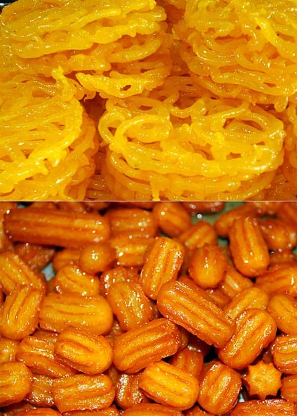 زولبیا و بامیه خانگی خوشمزه 