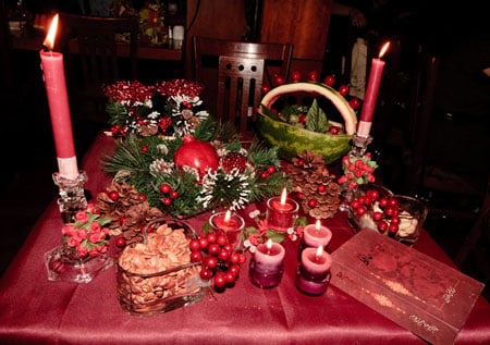 شب یلدا,آئین های شب چله,پیشینه شب یلدا