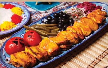 مخلفات در کنار کباب,بهترین مخلفات در کنار کباب,تزیین کباب