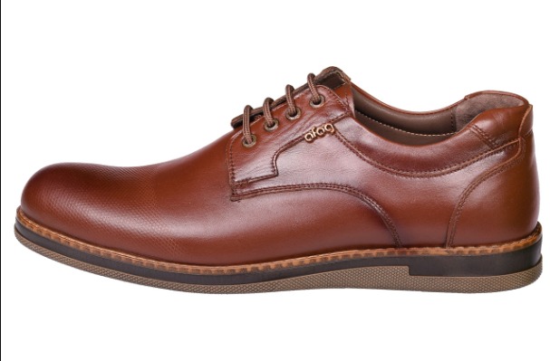 کفش طبی مردانه آفاق مدل 1532 رنگ قهوه ای
