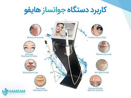مزایای دستگاه HIFU و POLLOGEN,تصویر تفاوت دستگاه هایفو و پلاژن,دستگاه جوانساز هایفو