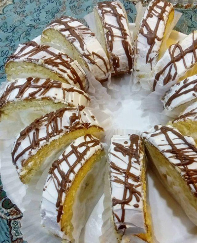 طرز تهیه کیک رولتی خانگی,طرز تهیه کیک رولتی