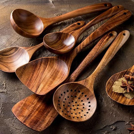 ظروف چوبی,نحوه شستشن ظروف چوبی,خواص ظروف چوبی
