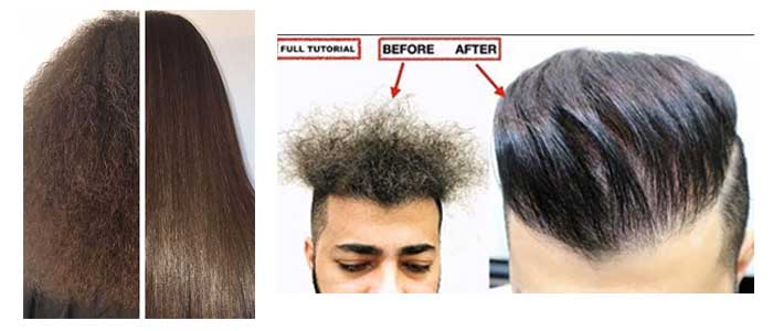 ترمیم مو با کراتینه کردن مو