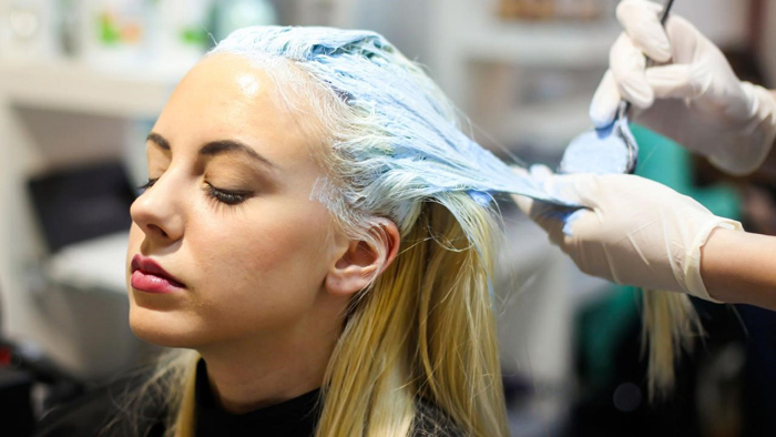 رنگ کردن مو با اکسیدان