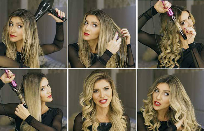 آموزش فر کردن مو با بابلیس