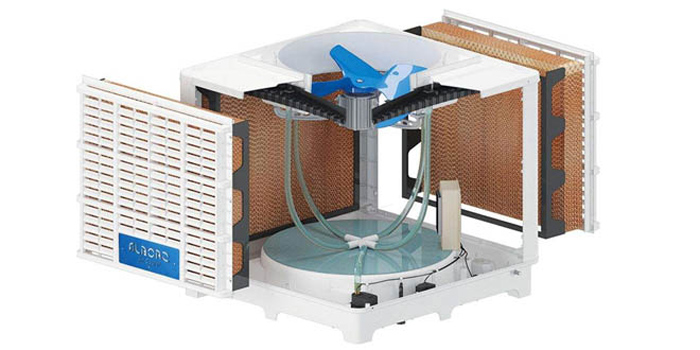 ساختار داخلی کولر آبی سلولزی