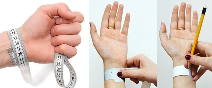 اندازه گیری سایز دستبند طلا