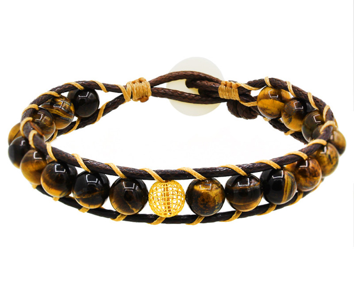 دستبند بافت طلا