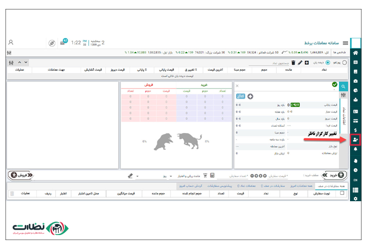 تغییر کارگزار ناظر سهام و انتقال دارایی از یک کارگزاری به کارگزاری دیگر
